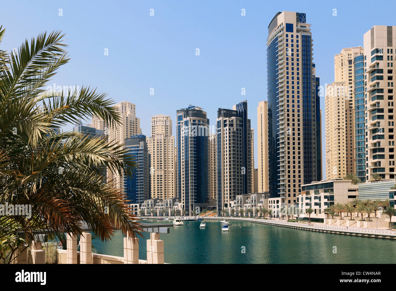 3602. Dubai Marina, Dubai, UAE. Stock Photo