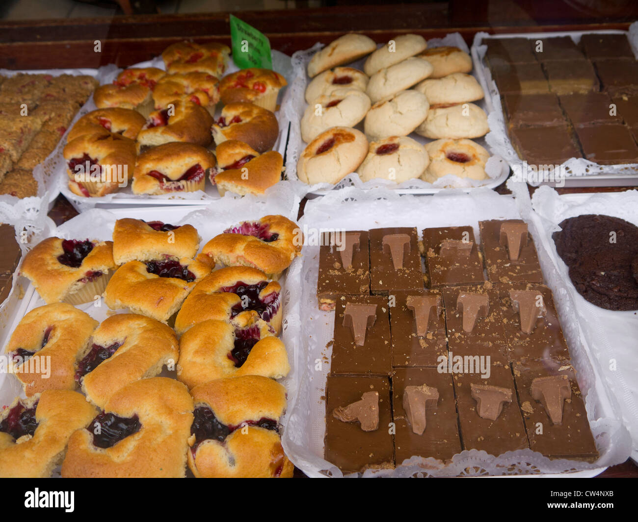 Traditional Yorkshire Cakes in Holmfirth, the Last of the Summer Wine