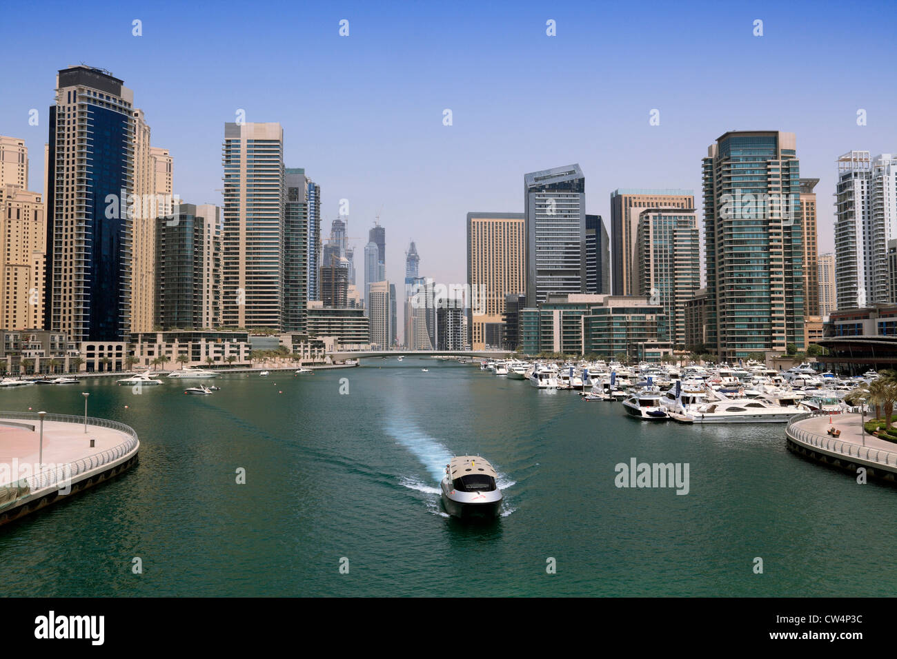 3610. Dubai Marina, Dubai, UAE. Stock Photo