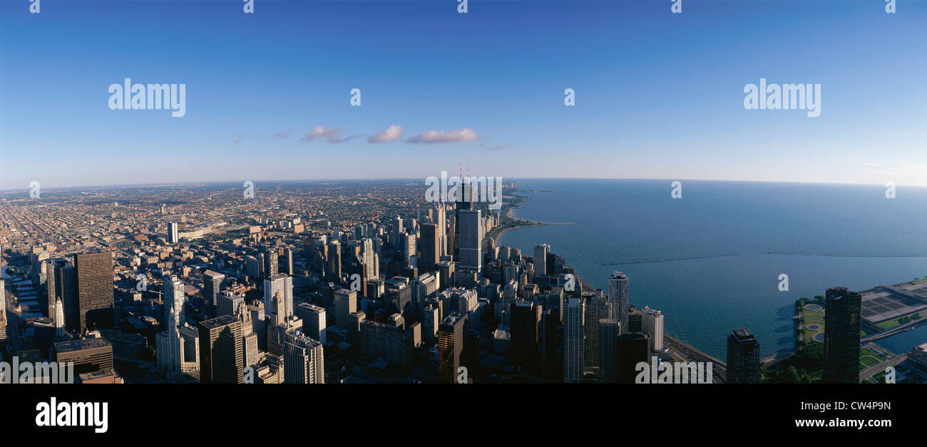 Panorama chicago skyline in hi-res stock photography and images - Alamy