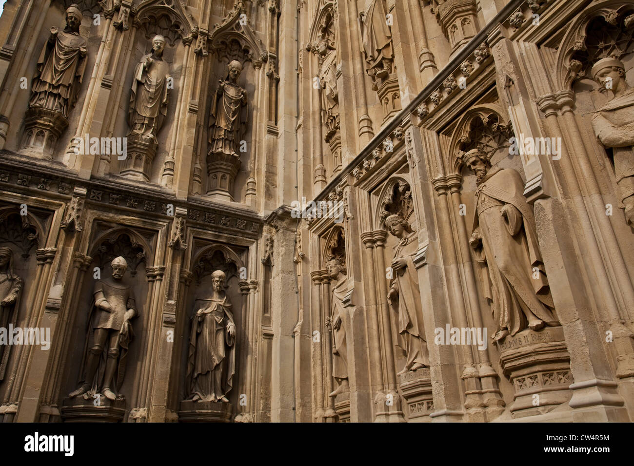 Canterbury Cathedral Statues, Canterbury, Kent, UK Stock Photo Alamy