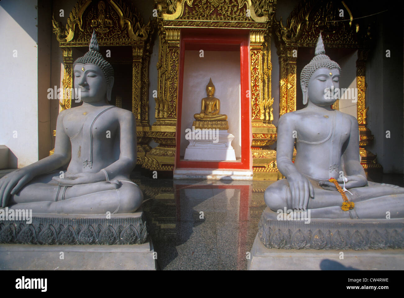Buddhist Temple in Bangkok, Thailand Stock Photo - Alamy