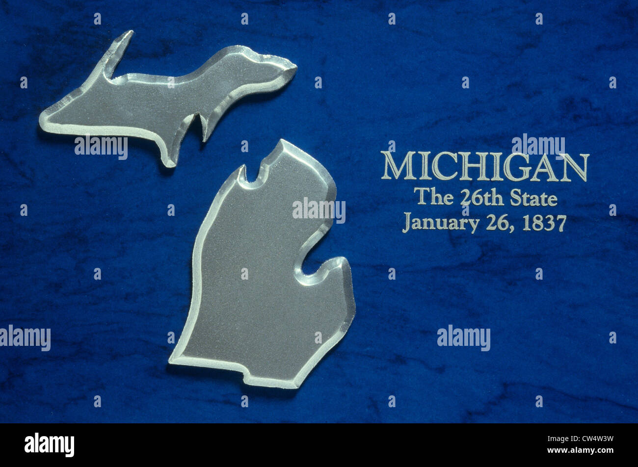 Historical map of michigan hi-res stock photography and images - Alamy