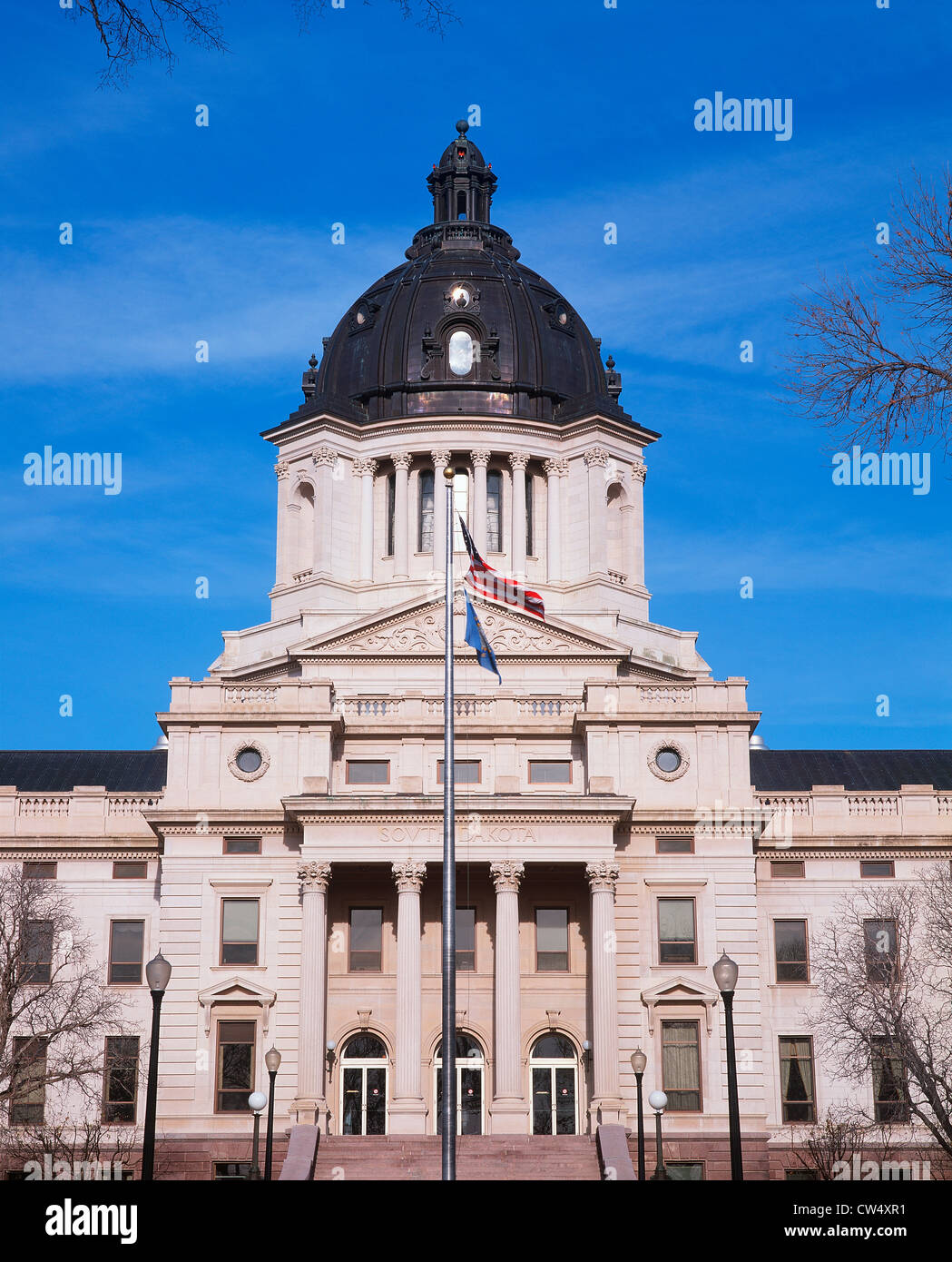 State Capitol of South Dakota, Pierre Stock Photo
