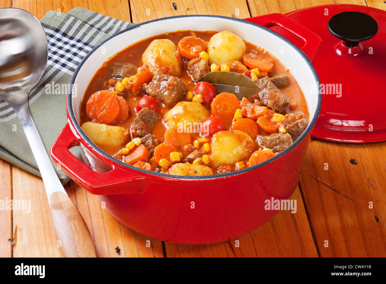 An interesting French stew known as Boeuf Daniell, Stock Photo