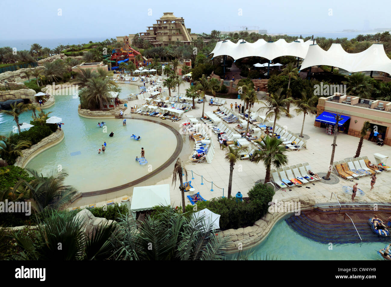 3670. Aquaventure, Palm Jumeirah, Dubai, UAE. Stock Photo