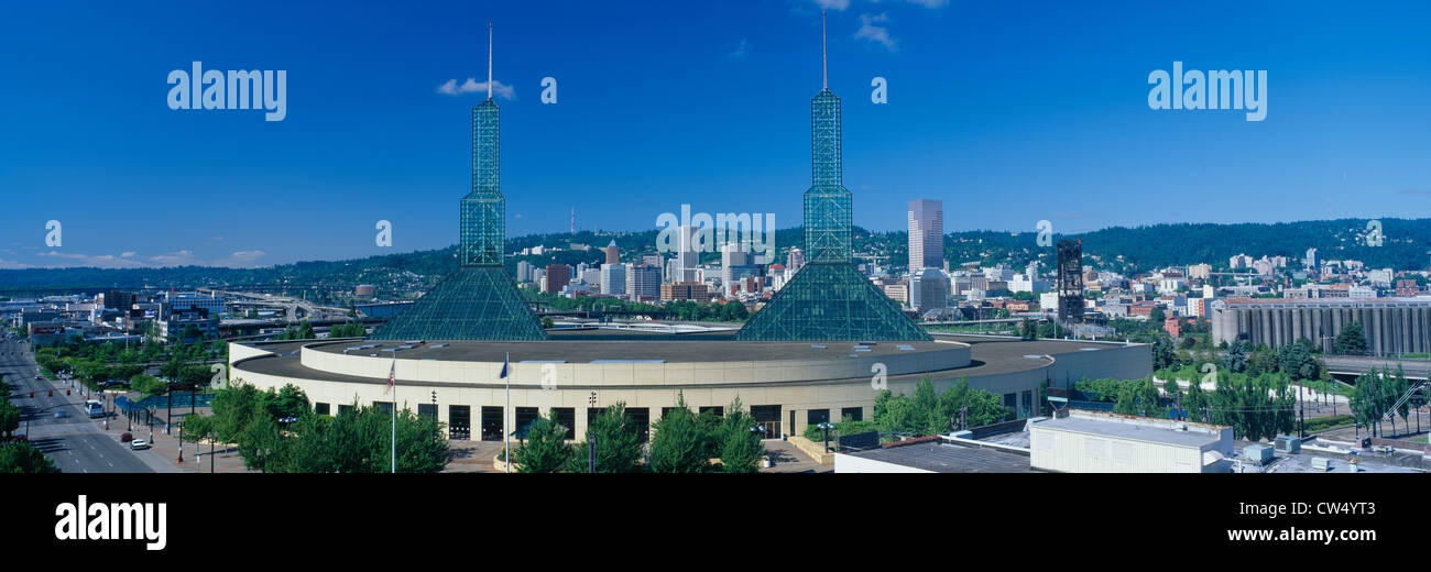 Portland Convention Center, Morning, Oregon Stock Photo Alamy