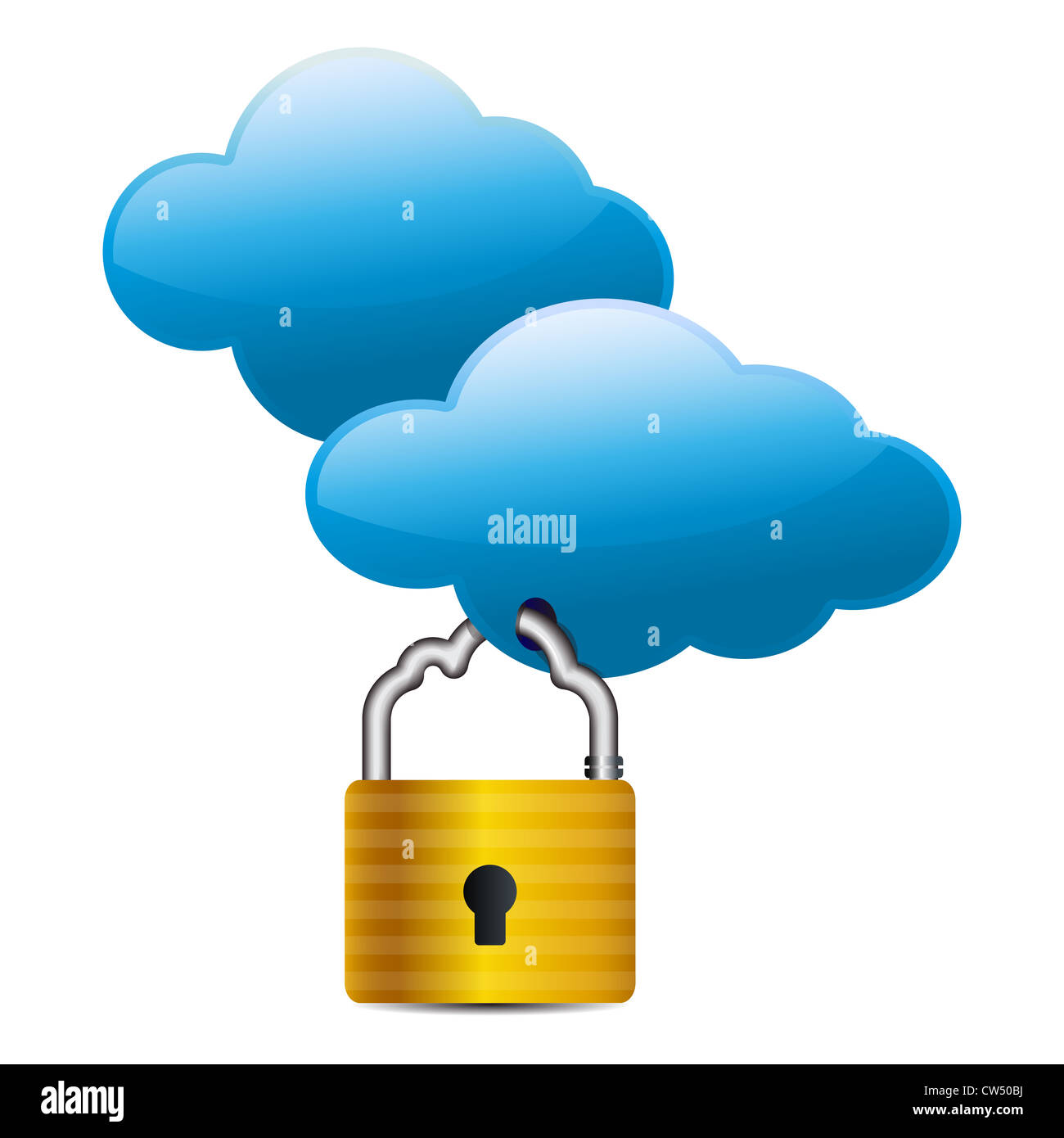 Cloud computing internet security concept Stock Photo - Alamy