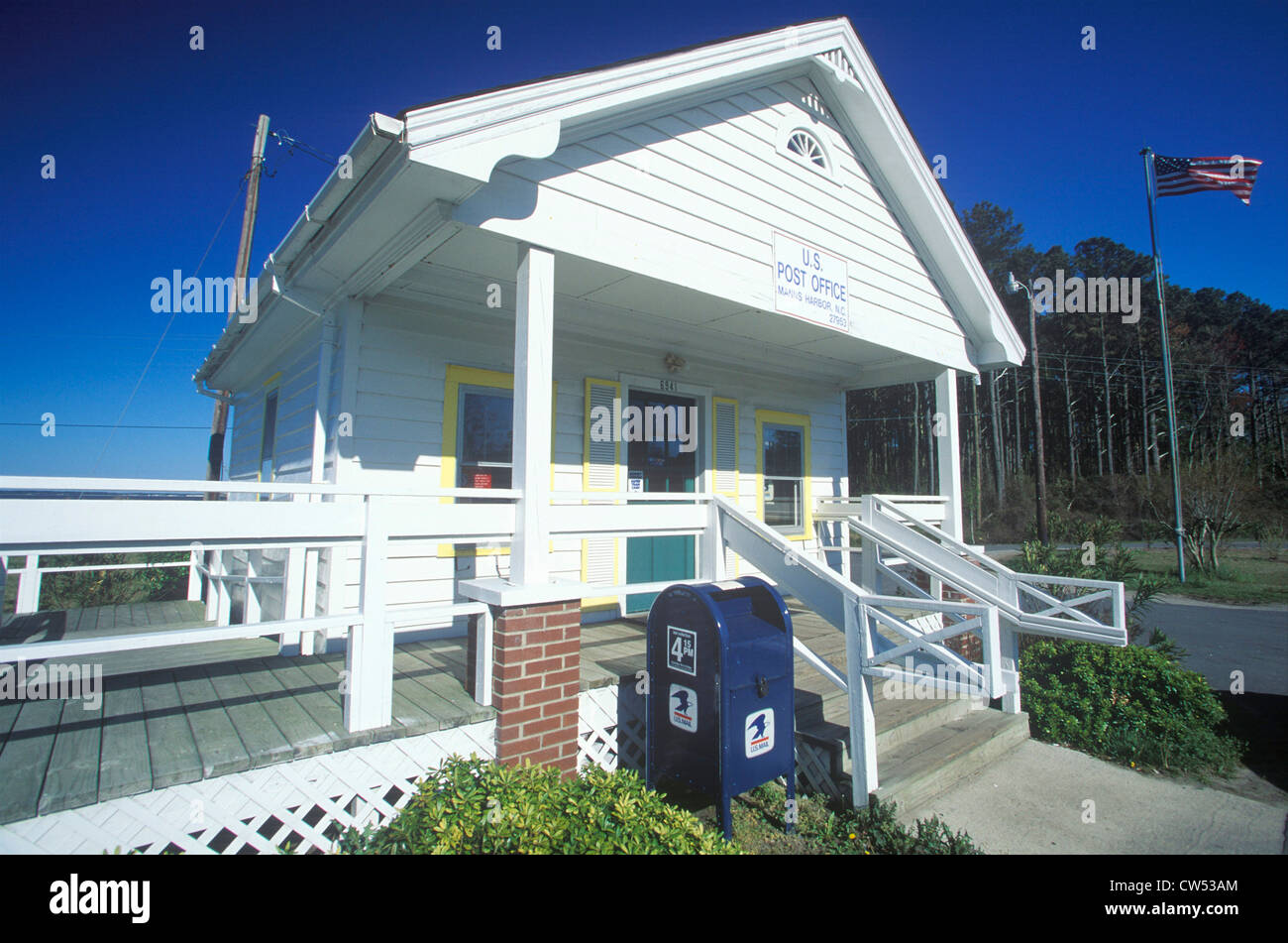 Manns Harbor Post Office, NC Stock Photo Alamy