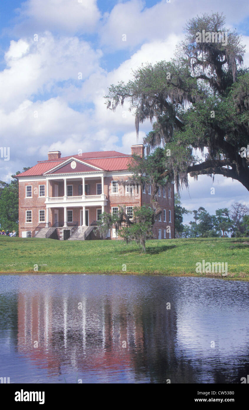 PreRevolutionary War Plantation on Ashley River, Charleston, SC Stock