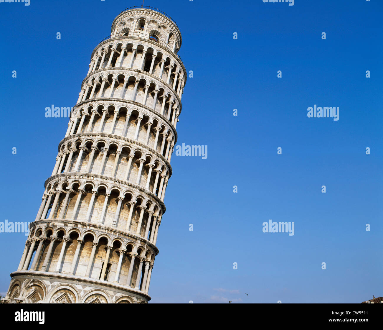 Low angle view of a tower, Leaning Tower, Pisa, Italy Stock Photo