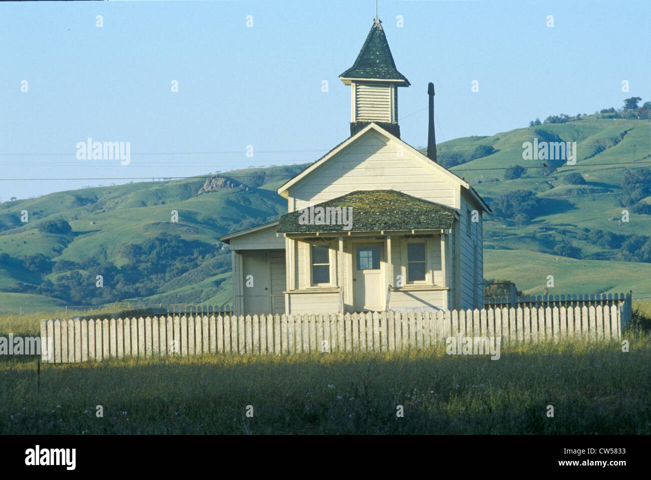 San Simeon Church in Central California Stock Photo