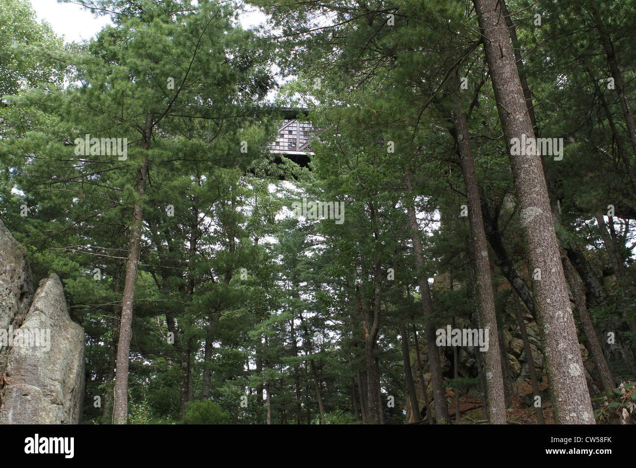 An Outside View Of The Infinity Room At House On The Rock In