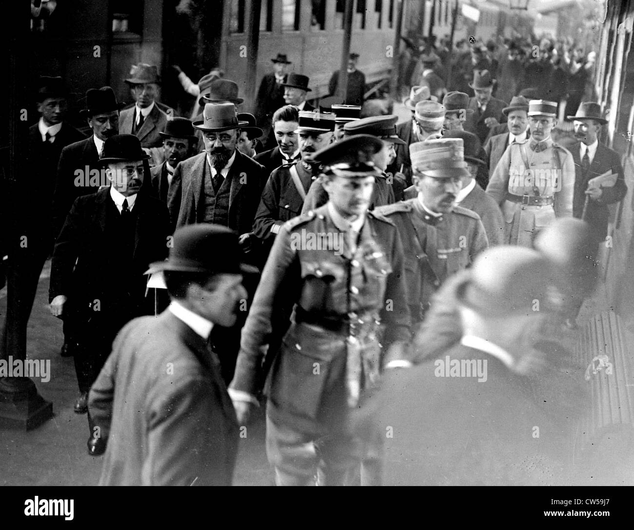 Treaty of SaintGermain The arrival of the Austrian delegates at