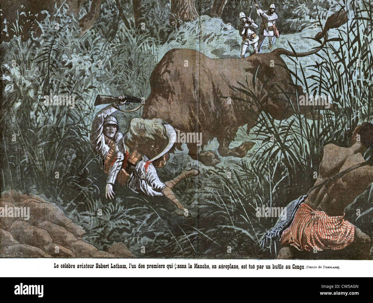 The famous aviator Hubert Latham one first to fly over English Channel