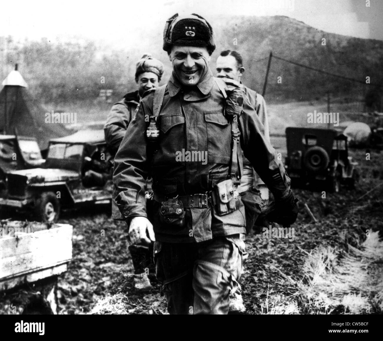 Korean War, General Ridgway, commander-in-chief of the 8th Army in Korea Stock Photo