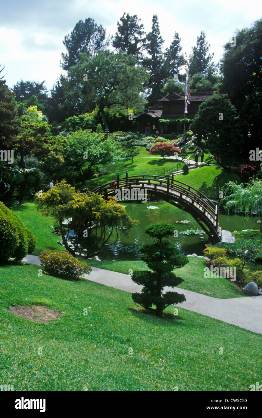 Huntington Library and Gardens, Japanese Gardens, Pasadena, CA Stock