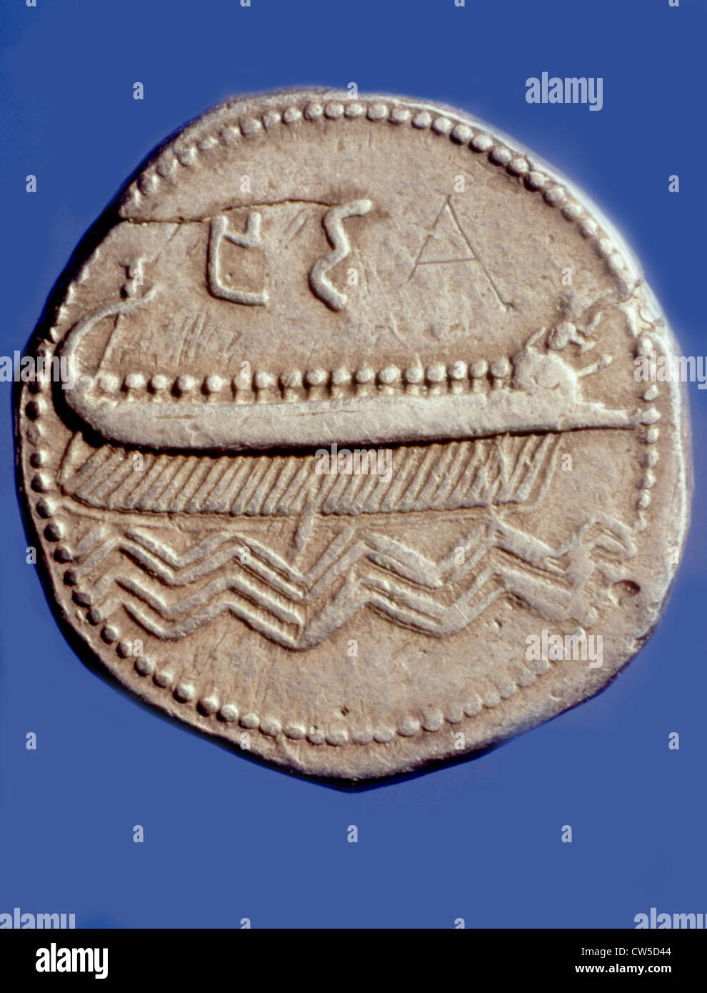 Phoenician coin Stock Photo Alamy