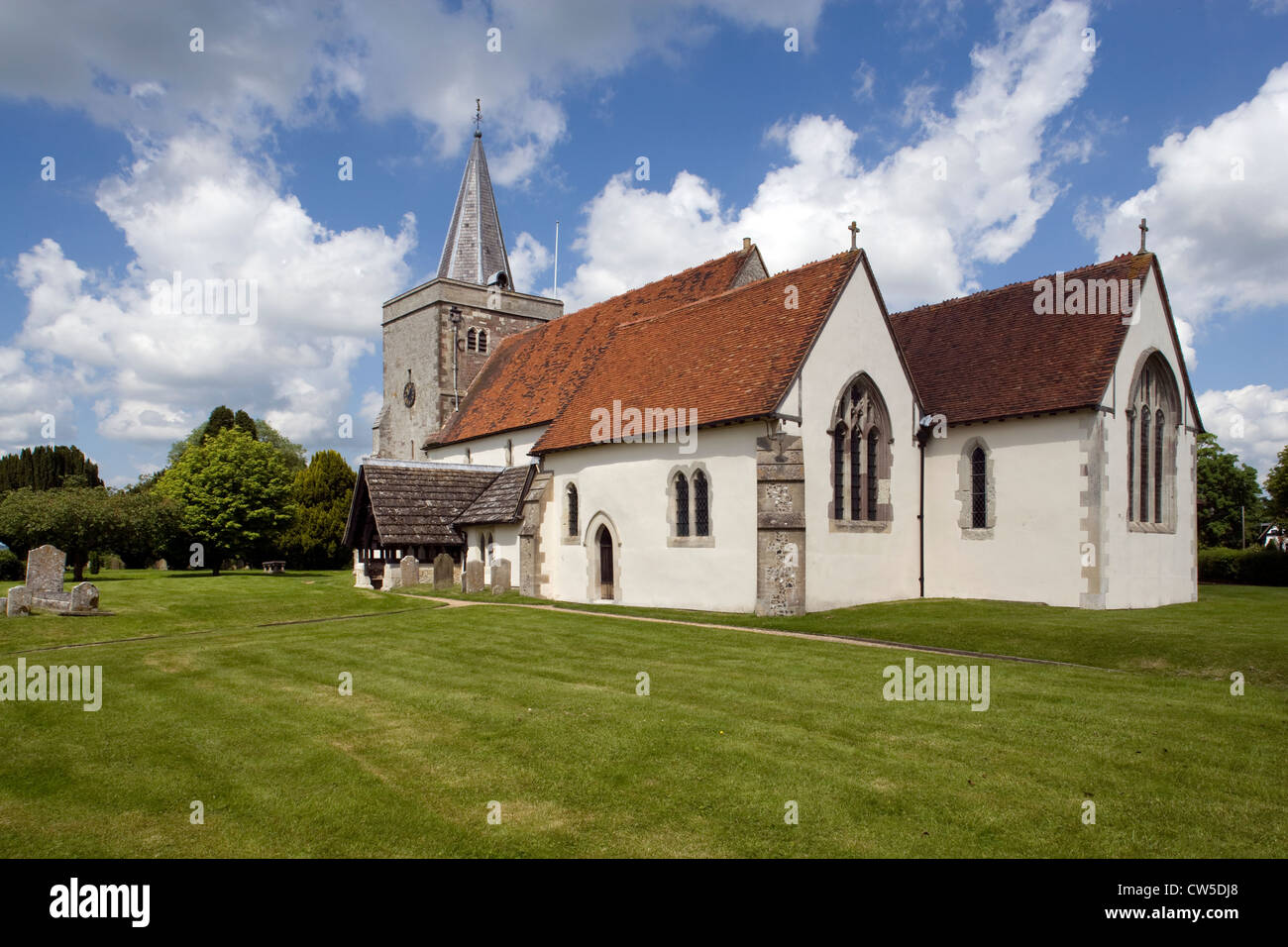 Binsted: Holy Cross parish church Stock Photo - Alamy