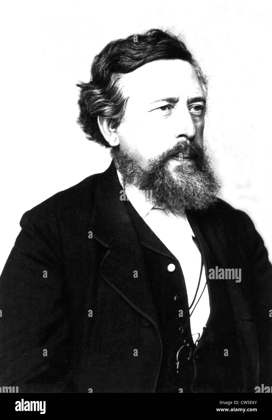 Wilhelm Liebknecht (1826-1900), socialiste allemand. Stock Photo