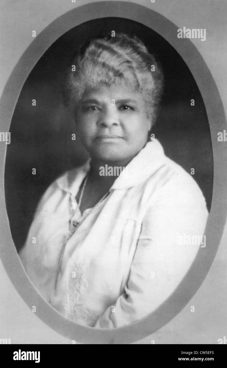 Ida Wells-Barnett, born a slave, she became a school teacher after abolition Stock Photo