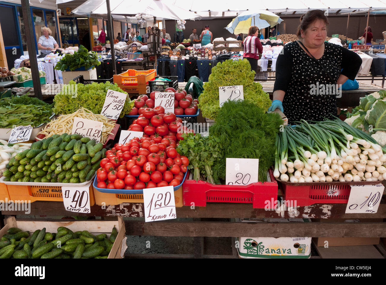 Farmers market in central hi-res stock photography and images - Alamy