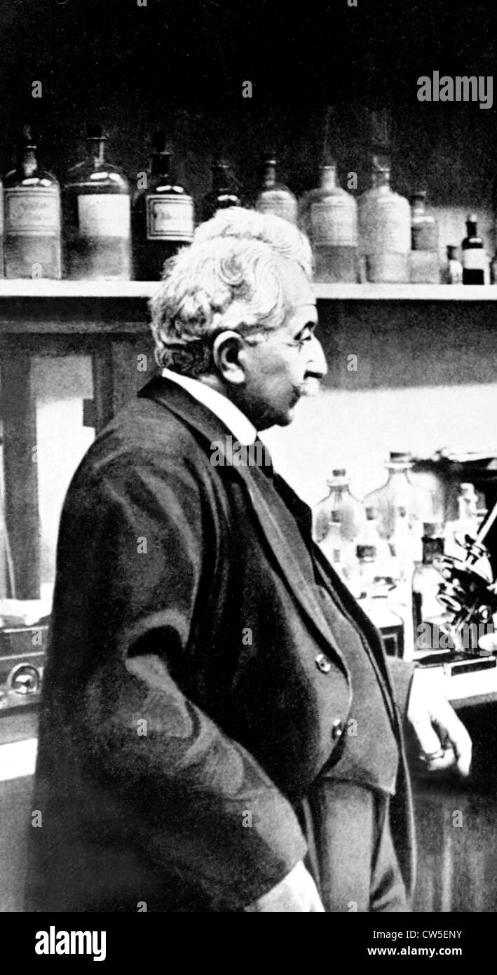 Portrait of Louis Lumière (1864-1948), French chemist and manufacturer Stock Photo