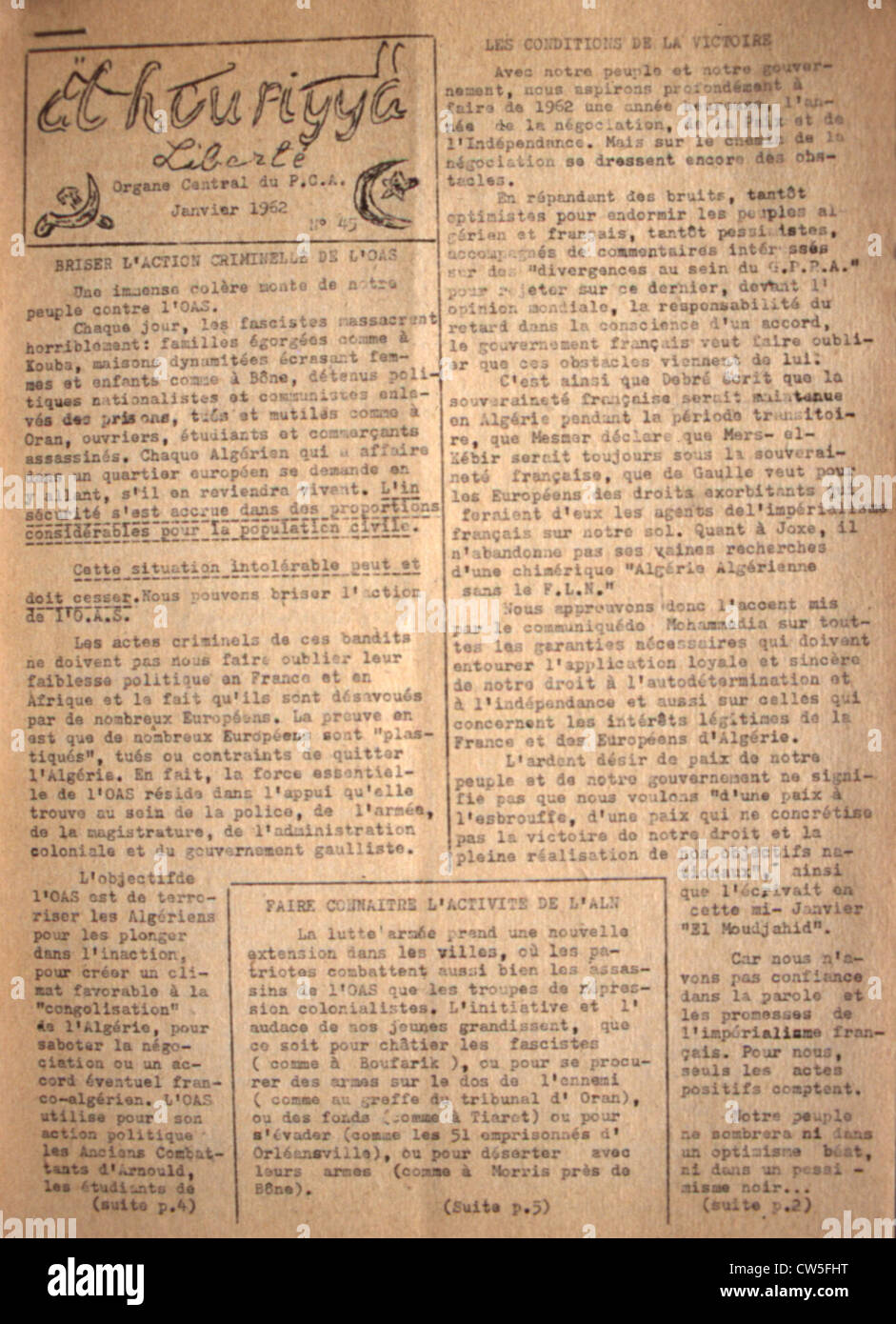Communist newspaper hi-res stock photography and images - Alamy
