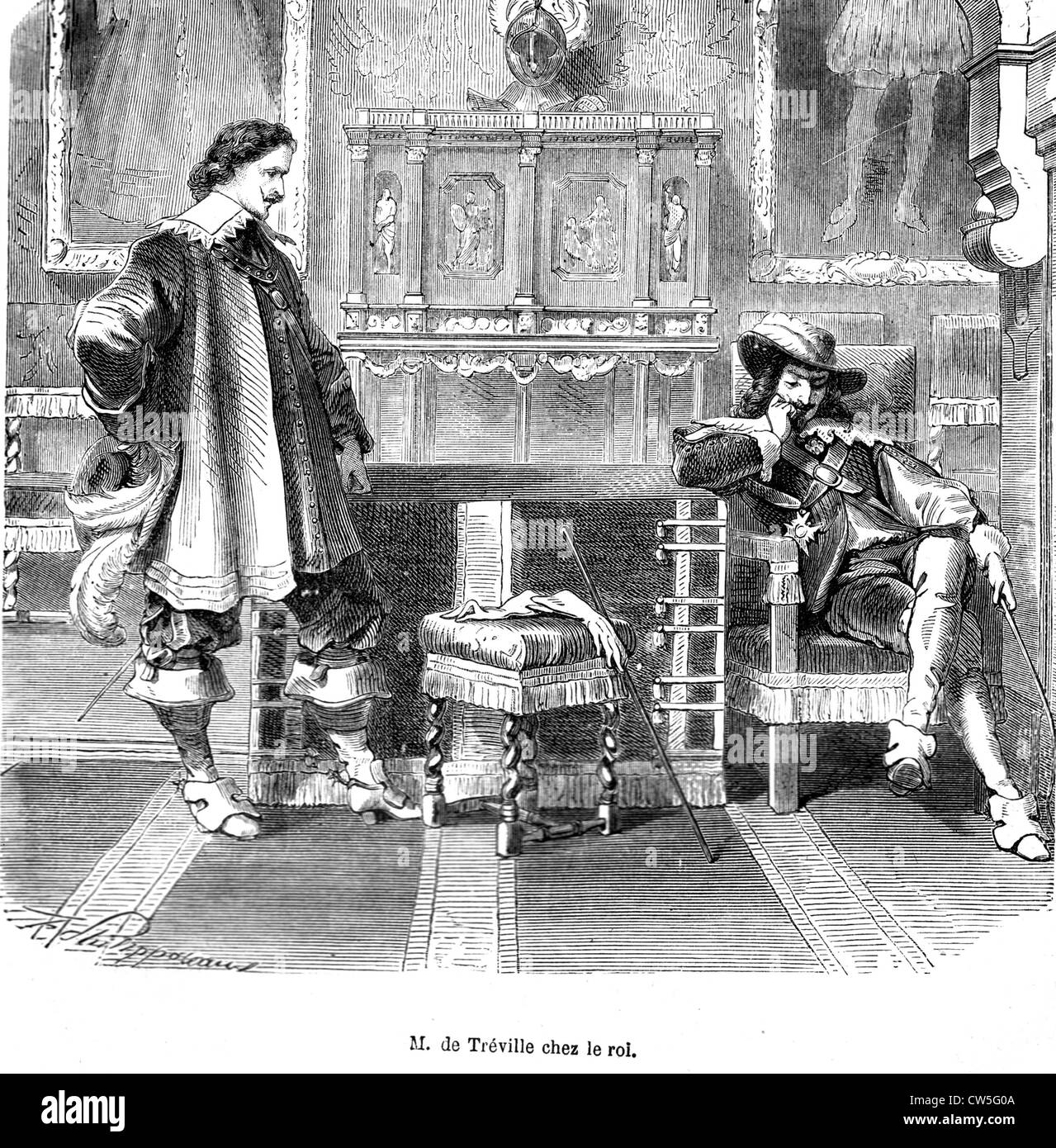 Three Musketeers King Louis Xiii Black And White Stock Photos Images Three Musketeers King Louis Xiii Black And White Stock Photos Images