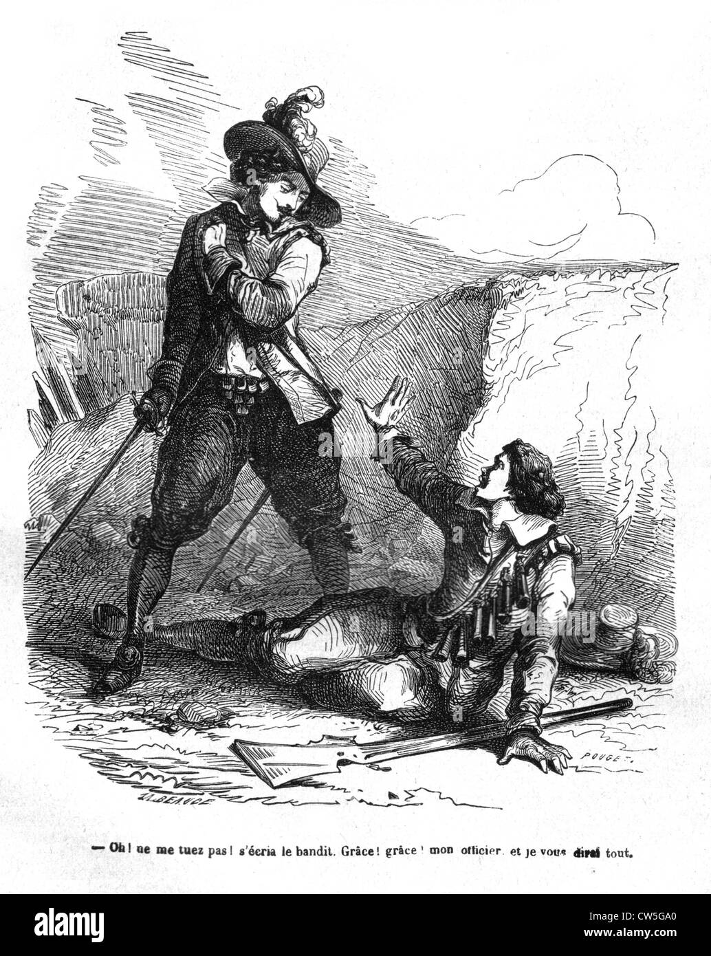 The Three Musketeers, D'Artagnan Stock Photo Alamy