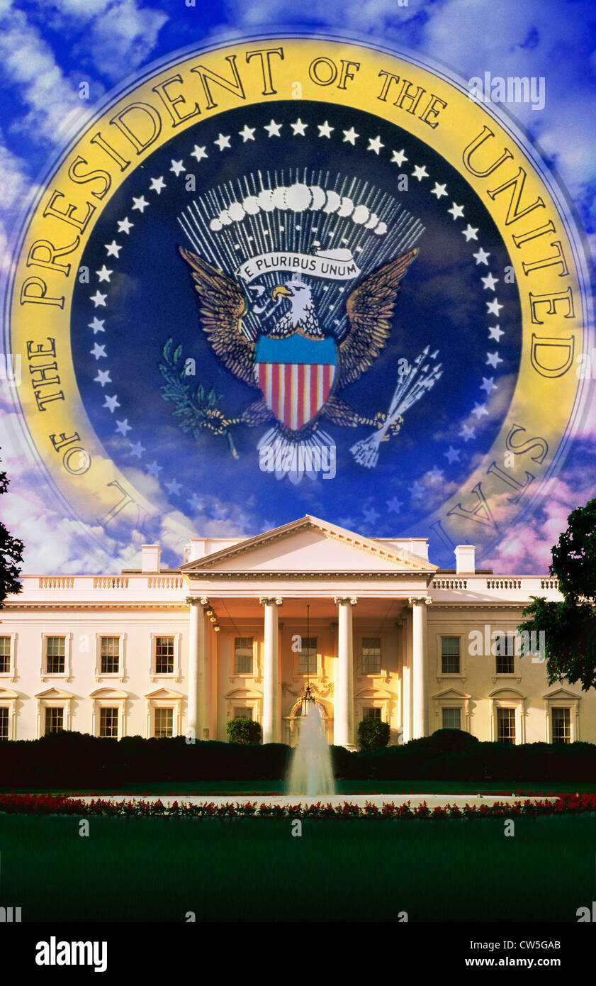 White house seal president hi-res stock photography and images - Alamy