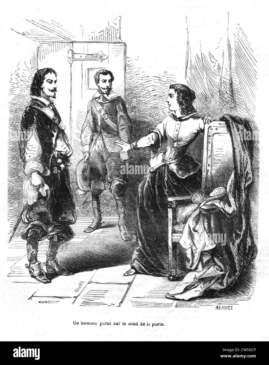 The Three Musketeers, Milady Stock Photo Alamy