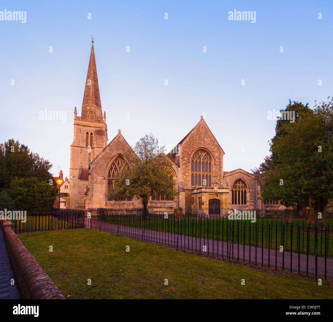 St Helen's Church, Abingdon on Thames Stock Photo