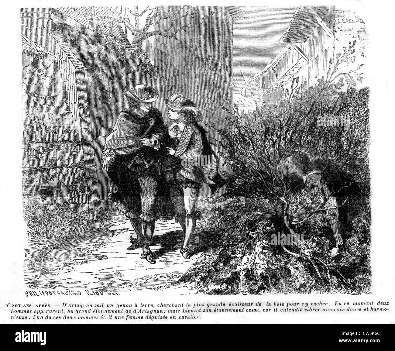 Twenty Years After (sequel to 'The Three Musketeers'). Illustration