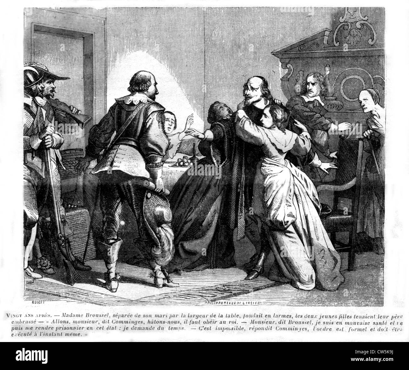 Twenty Years After (sequel to 'The Three Musketeers'). Illustration