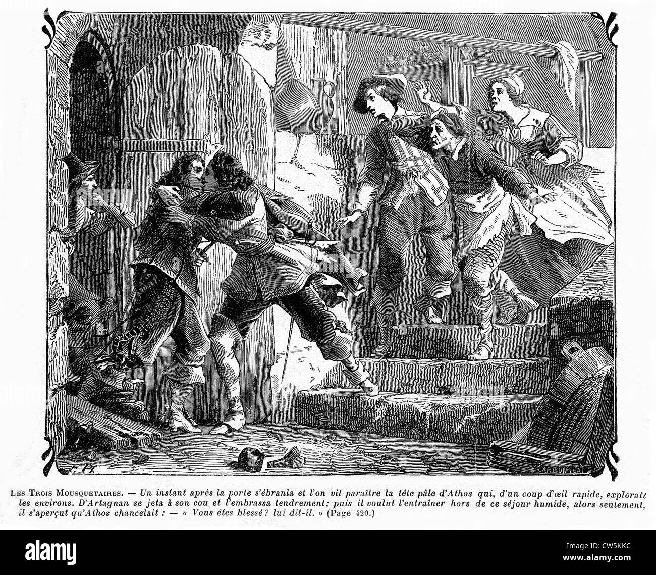 The Three Musketeers Dumas Black and White Stock Photos & Images Alamy