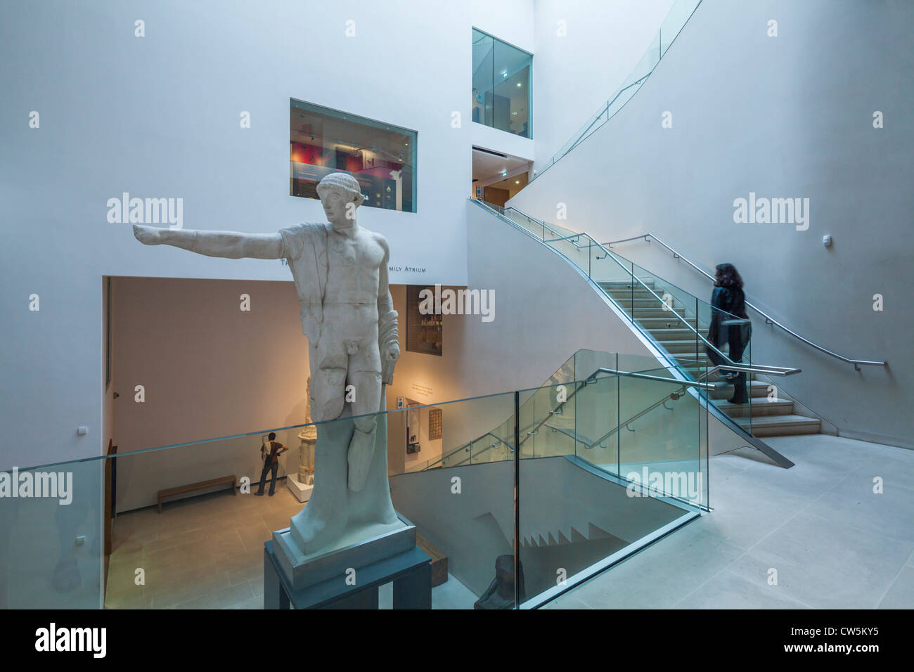 New Ashmolean Museum Interiors, Oxford Stock Photo