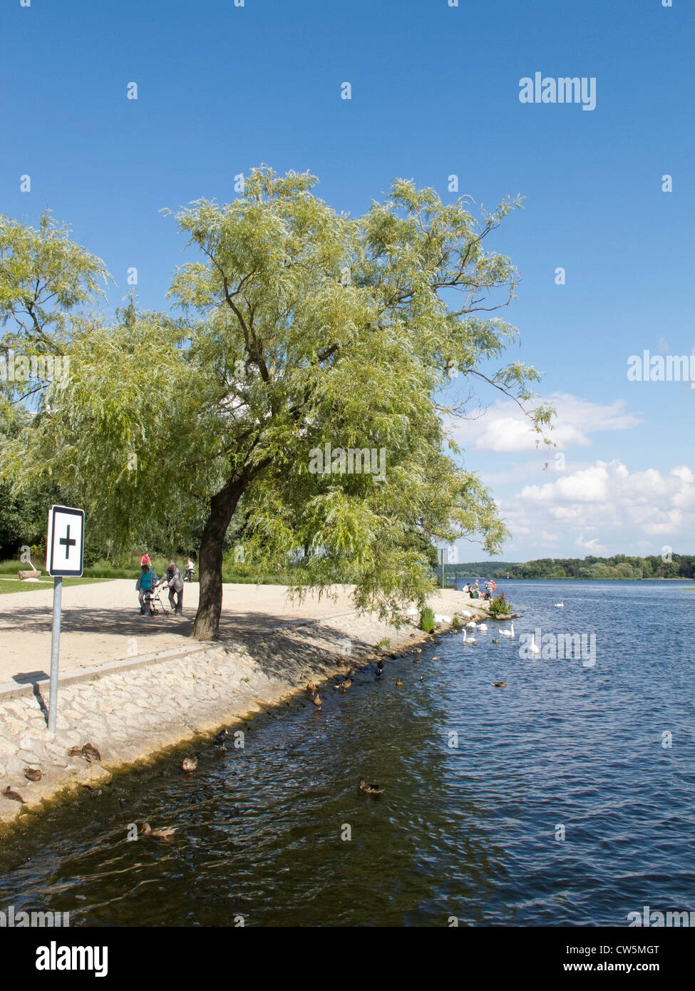 The Havel at Kladow outside of Berlin Stock Photo