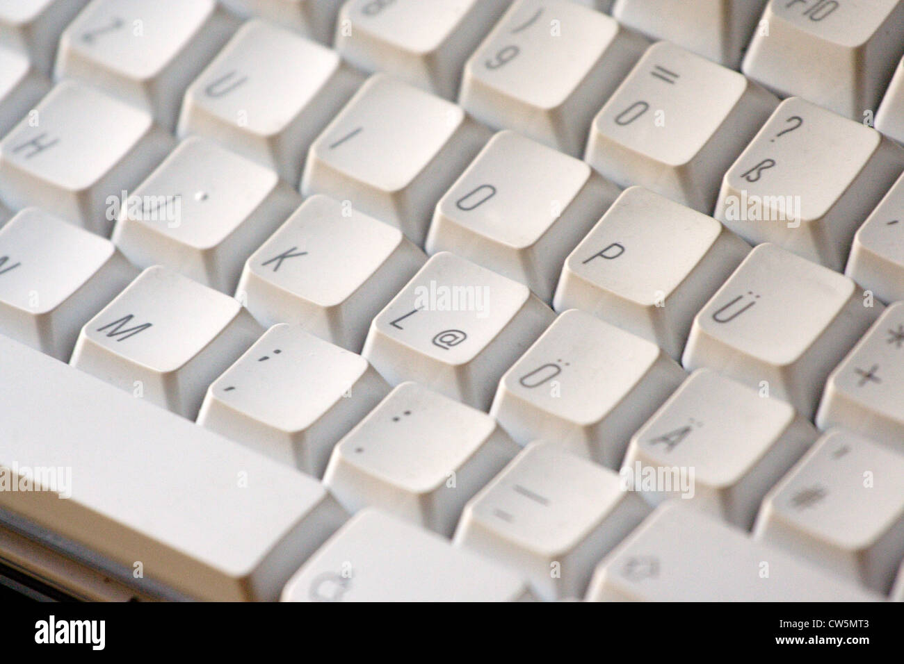 Detail of Berlin, a keyboard Stock Photo Alamy