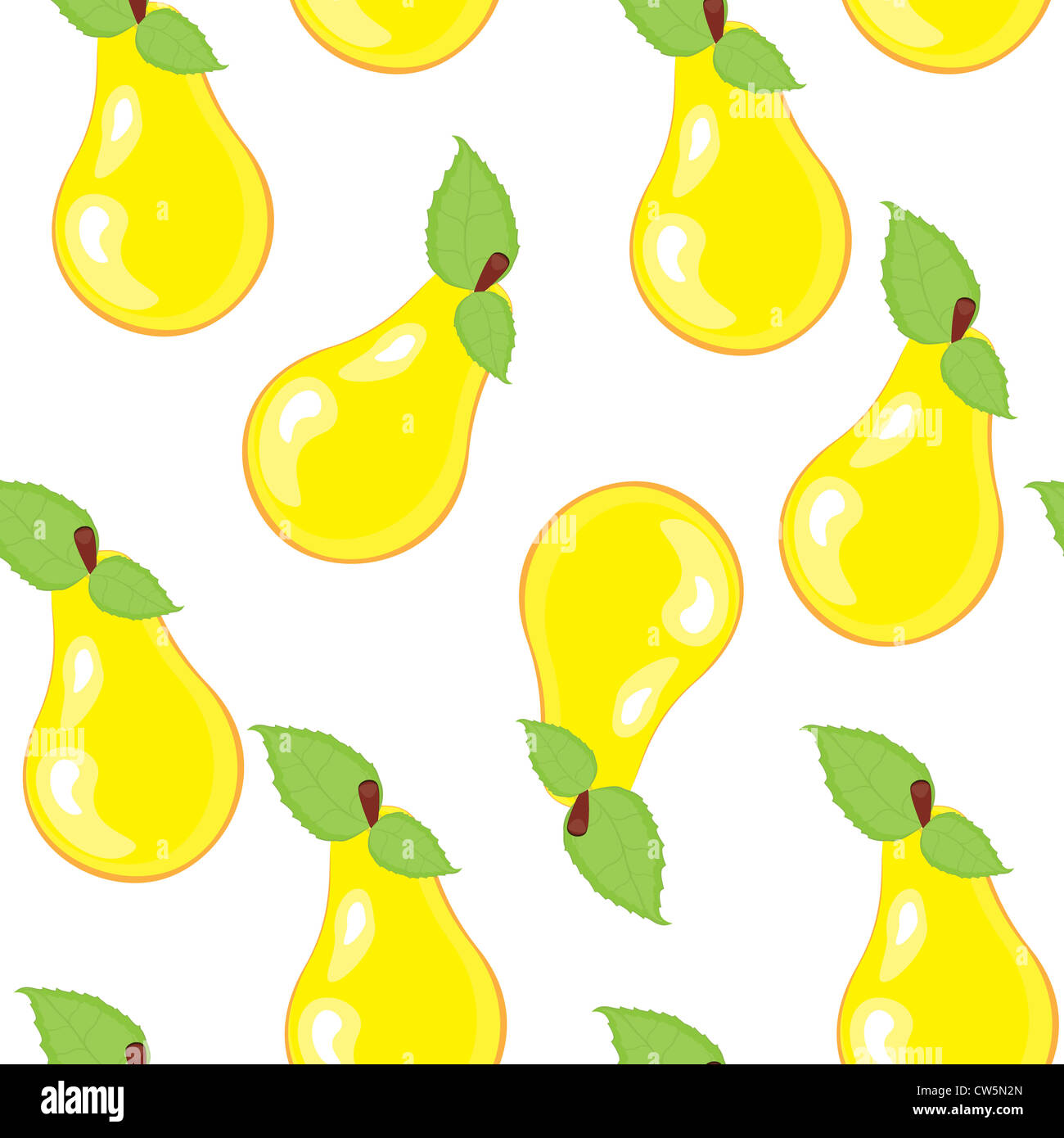 Seamless texture of a pear. Illustration for design on white background ...