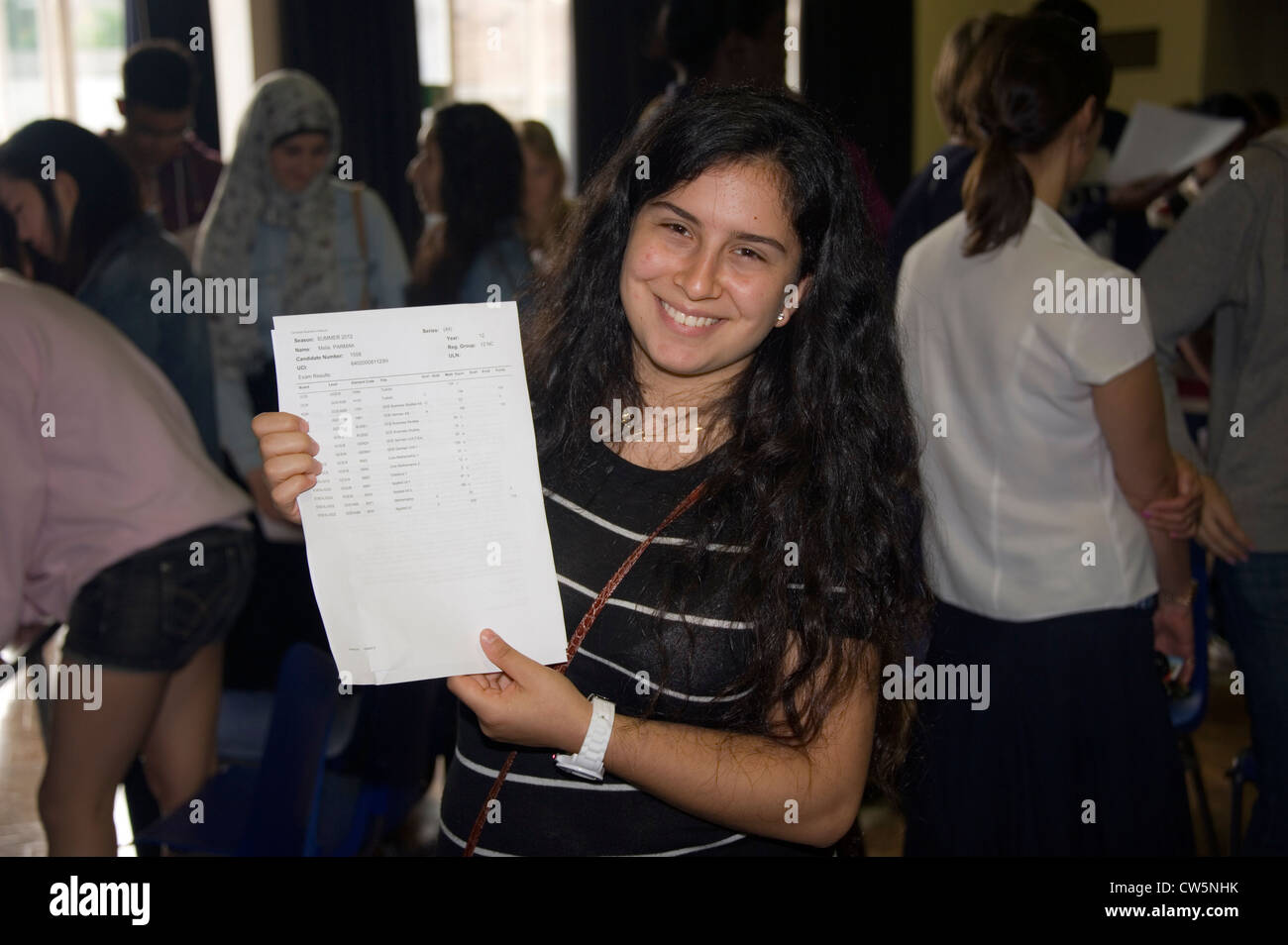 A Happy Student Showing Her Gcse Exam Results To Camera At A School In London England Uk Stock Photo Alamy A Happy Student Showing Her Gcse Exam Results To Camera At A School In London England Uk Stock Photo Alamy