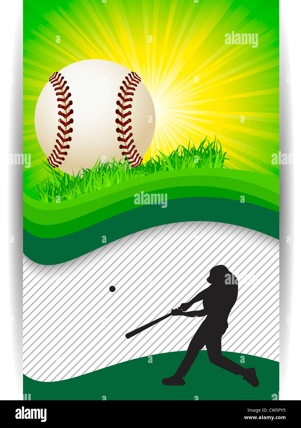 Baseball Banner Background with copy space Stock Photo Alamy