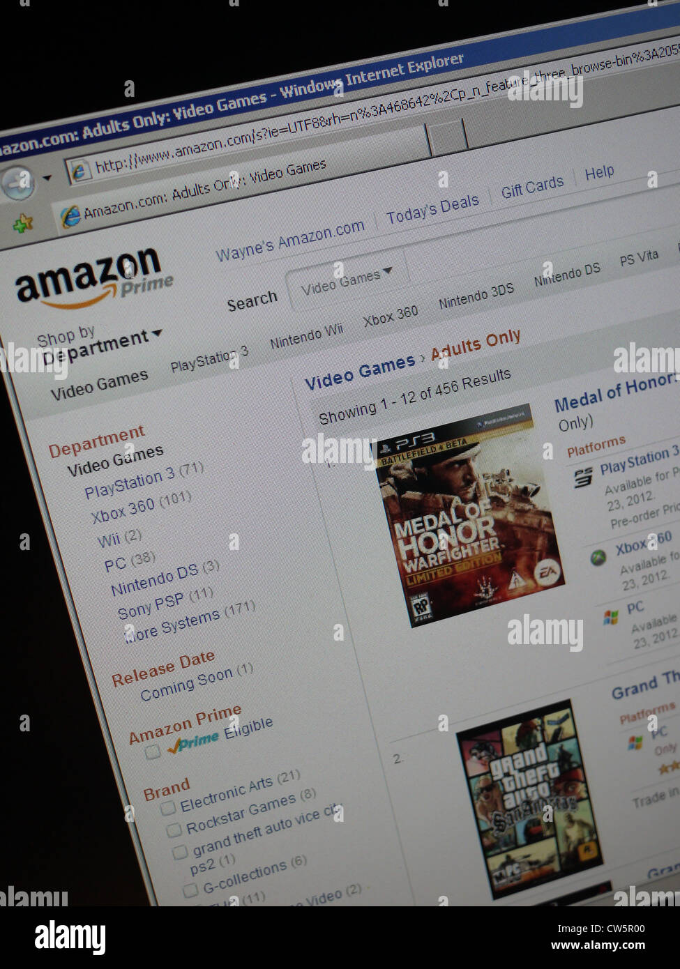 online shopping amazon Stock Photo Alamy