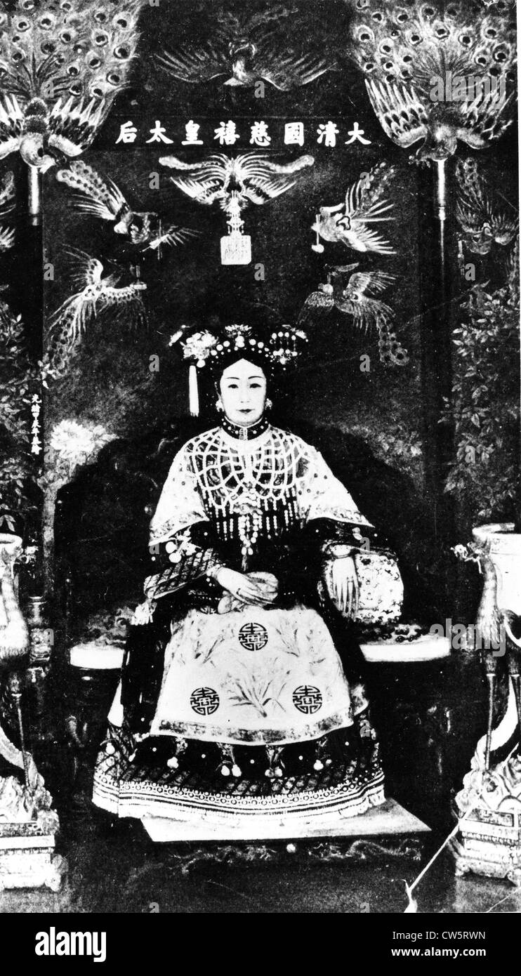 Empress Tz'u-Hsi Stock Photo