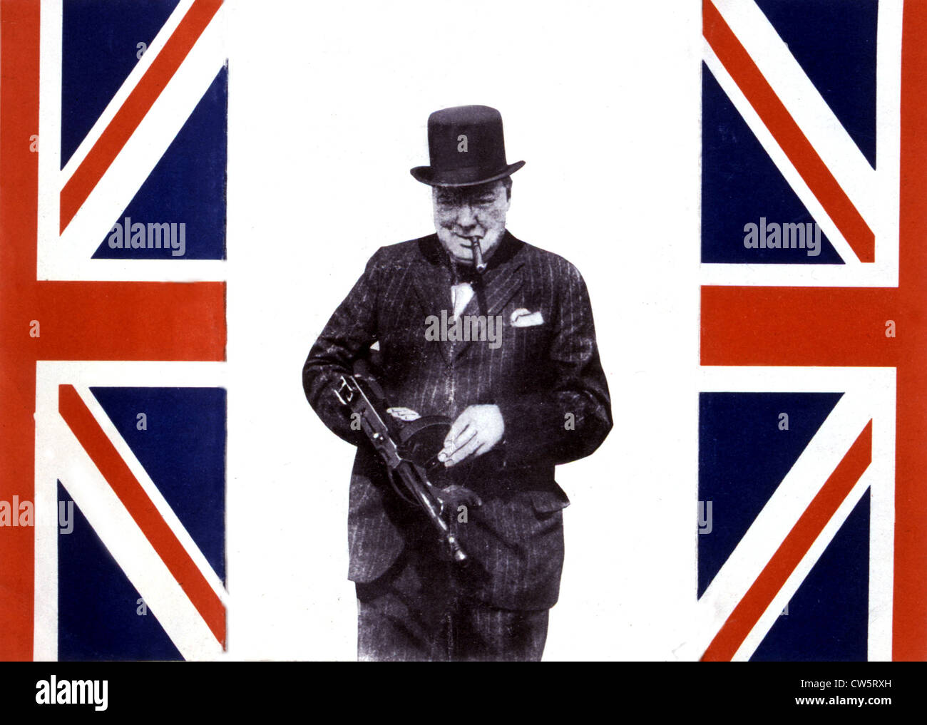 Propaganda leaflet against England Stock Photo
