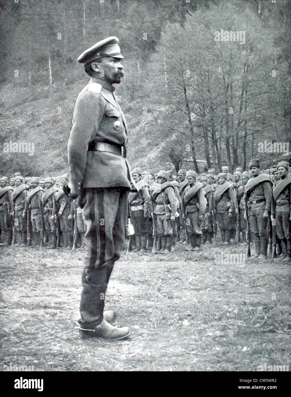 World War I, General Korniloff on the Russian Front Stock Photo