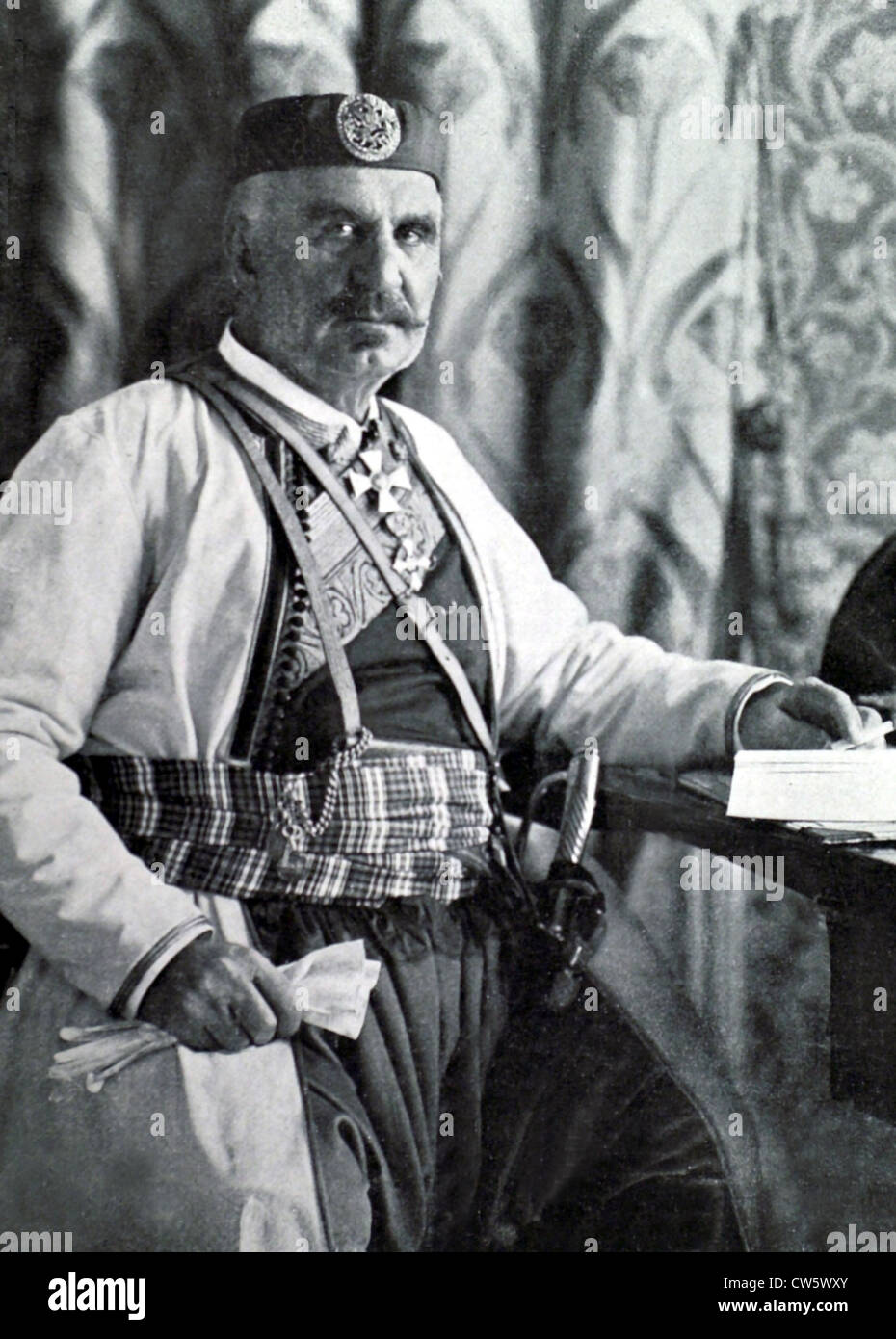 Portrait of King of Montenegro (1912) Stock Photo
