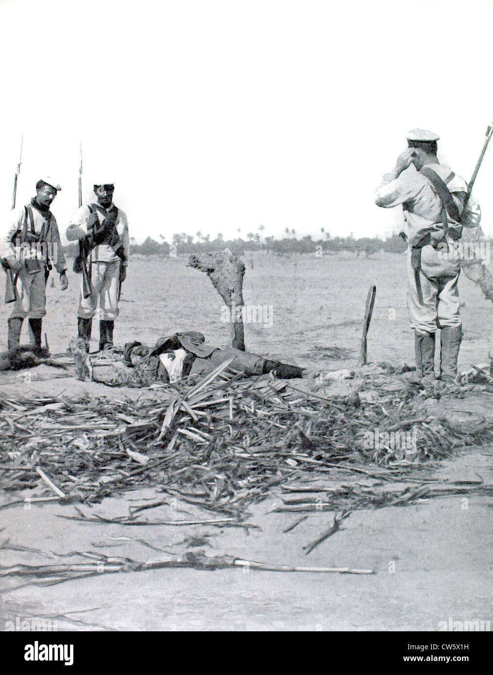 Turkish-Italian War, Libya (October 9-10, 1911) Stock Photo