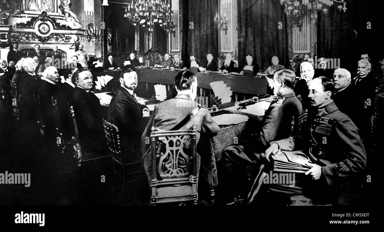 World War I.  Allied foreign affairs conference in Paris Stock Photo