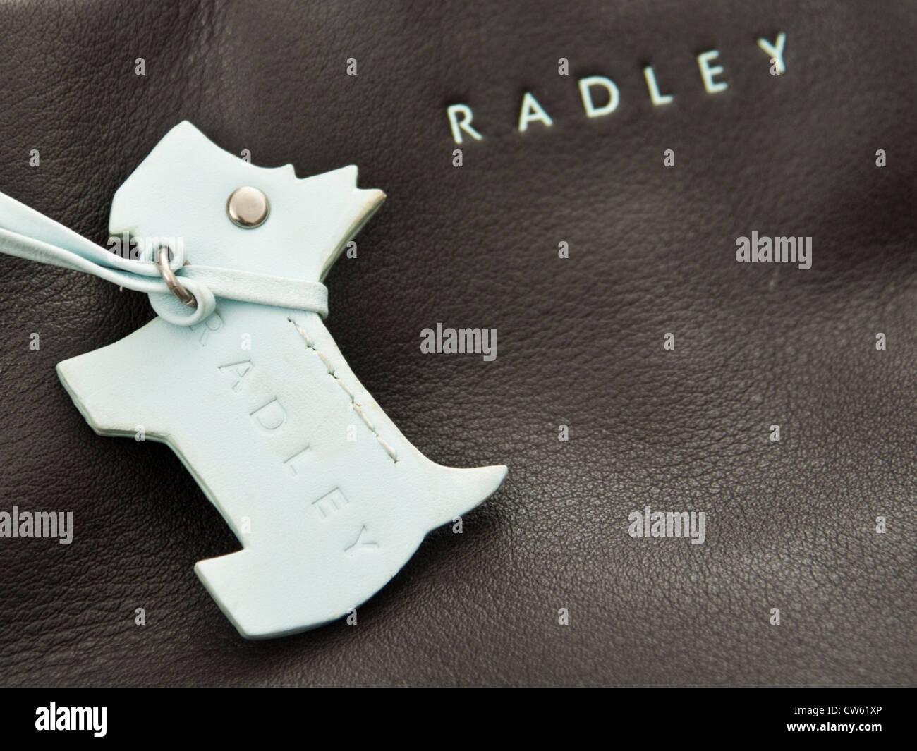 Radley designer leather handbag with trademark Scottie Scottish Terrier dog Stock Photo Alamy